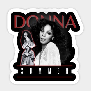 Donna summer +++ 70s retro Sticker